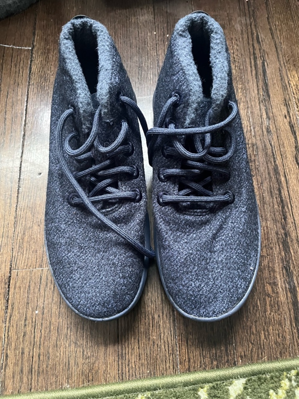 allbirds women’s Navy Drizzler Wool Lace-Up Shoes